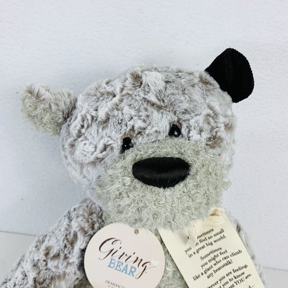 Demdaco Giving Teddy Bear Gift 17” Plush Get Well Inspirational Thinking Of You - Picture 16 of 16